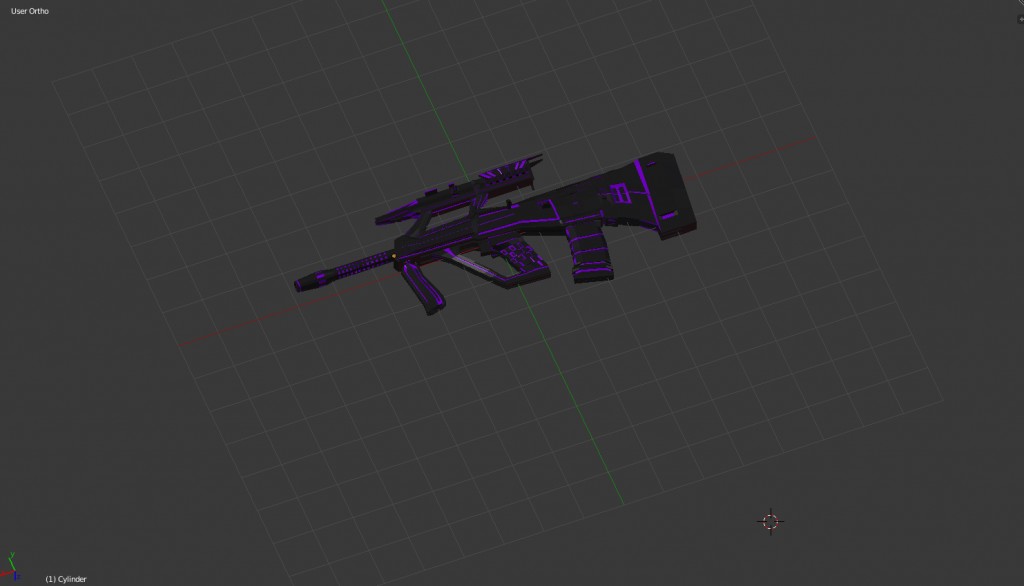 scifi Aug Rifle  preview image 1